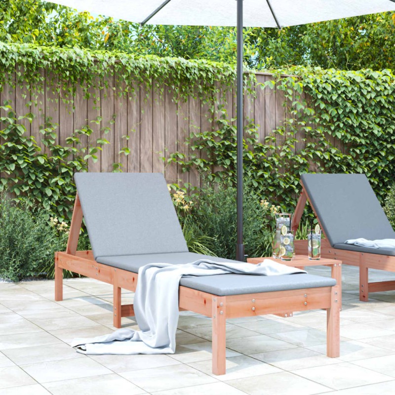 vidaXL Tumbona de madera maciza douglas 199,5x60x74 cm vidaXL Tumbona de madera maciza douglas 199,5x60x74 cm
