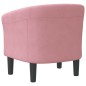 vidaXL Sillón de terciopelo rosa vidaXL Sillón de terciopelo rosa