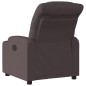 vidaXL Sillón reclinable de tela marrón oscuro vidaXL Sillón reclinable de tela marrón oscuro