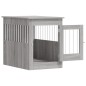 vidaXL Jaula para perros madera de ingeniería gris Sonoma 55x80x68 cm vidaXL Jaula para perros madera de ingeniería gris Sonoma 55x80x68 cm