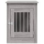 vidaXL Jaula para perros madera de ingeniería gris Sonoma 55x80x68 cm vidaXL Jaula para perros madera de ingeniería gris Sonoma 55x80x68 cm