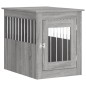 vidaXL Jaula para perros madera de ingeniería gris Sonoma 55x75x65 cm vidaXL Jaula para perros madera de ingeniería gris Sonoma 55x75x65 cm