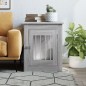 vidaXL Jaula para perros madera de ingeniería gris Sonoma 55x75x65 cm vidaXL Jaula para perros madera de ingeniería gris Sonoma 55x75x65 cm