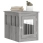 vidaXL Jaula para perros madera de ingeniería gris Sonoma 55x75x65 cm vidaXL Jaula para perros madera de ingeniería gris Sonoma 55x75x65 cm