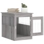 vidaXL Jaula para perros madera de ingeniería gris Sonoma 55x75x65 cm vidaXL Jaula para perros madera de ingeniería gris Sonoma 55x75x65 cm
