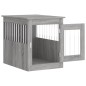 vidaXL Jaula para perros madera de ingeniería gris Sonoma 55x75x65 cm vidaXL Jaula para perros madera de ingeniería gris Sonoma 55x75x65 cm