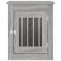 vidaXL Jaula para perros madera de ingeniería gris Sonoma 55x75x65 cm vidaXL Jaula para perros madera de ingeniería gris Sonoma 55x75x65 cm