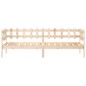 vidaXL Sofá cama madera maciza de pino 90x200 cm