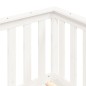 vidaXL Sofá cama madera maciza de pino blanco 80x200 cm