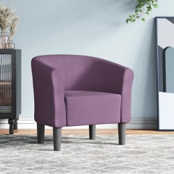 vidaXL Sillón de tela morado