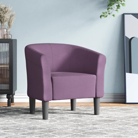 vidaXL Sillón de tela morado