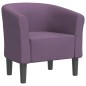 vidaXL Sillón de tela morado vidaXL Sillón de tela morado