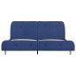 vidaXL Estructura de cama de tela azul 160x200 cm vidaXL Estructura de cama de tela azul 160x200 cm