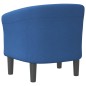vidaXL Sillón de tela azul vidaXL Sillón de tela azul
