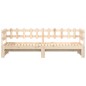 vidaXL Sofá cama extraíble madera maciza de pino 2x(80x200) cm vidaXL Sofá cama extraíble madera maciza de pino 2x(80x200) cm
