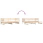 vidaXL Sofá cama extraíble madera maciza de pino 2x(80x200) cm vidaXL Sofá cama extraíble madera maciza de pino 2x(80x200) cm