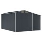 vidaXL Cobertizo de jardín acero galvanizado antracita 277x365,5x179cm vidaXL Cobertizo de jardín acero galvanizado antracita 277x365,5x179cm