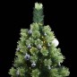 vidaXL Árbol Navidad artificial con bisagras 150 LED y bolas 120 cm vidaXL Árbol Navidad artificial con bisagras 150 LED y bolas 120 cm