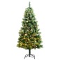 vidaXL Árbol Navidad artificial con bisagras 150 LED y bolas 120 cm vidaXL Árbol Navidad artificial con bisagras 150 LED y bolas 120 cm
