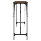 vidaXL Mesa consola madera de ingeniería marrón roble 200x29x75 cm vidaXL Mesa consola madera de ingeniería marrón roble 200x29x75 cm