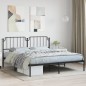 vidaXL Estructura de cama con cabecero metal negro 180x200 cm vidaXL Estructura de cama con cabecero metal negro 180x200 cm