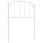 vidaXL Cabecero de metal blanco 80 cm