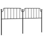 vidaXL Cabecero de metal negro 180 cm vidaXL Cabecero de metal negro 180 cm