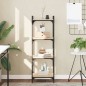 vidaXL Librería 4 estantes madera ingeniería roble Sonoma 40x30x120 cm vidaXL Librería 4 estantes madera ingeniería roble Sonoma 40x30x120 cm