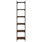 vidaXL Librería 6 estantes madera ingeniería roble marrón 40x30x188 cm vidaXL Librería 6 estantes madera ingeniería roble marrón 40x30x188 cm