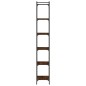 vidaXL Librería 6 estantes madera ingeniería roble marrón 40x30x188 cm vidaXL Librería 6 estantes madera ingeniería roble marrón 40x30x188 cm