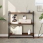 vidaXL Librería 3 estantes madera ingeniería roble marrón 80x30x86 cm vidaXL Librería 3 estantes madera ingeniería roble marrón 80x30x86 cm