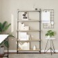 vidaXL Librería 5 estantes madera ingeniería roble Sonoma 80x30x154 cm vidaXL Librería 5 estantes madera ingeniería roble Sonoma 80x30x154 cm