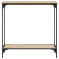 vidaXL Mesa consola madera de ingeniería roble Sonoma 75x30,5x75 cm
