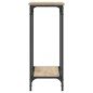 vidaXL Mesa consola madera de ingeniería roble Sonoma 75x30,5x75 cm