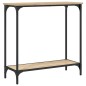 vidaXL Mesa consola madera de ingeniería roble Sonoma 75x30,5x75 cm