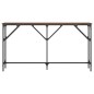 vidaXL Mesa consola madera de ingeniería roble marrón 140x23x75 cm vidaXL Mesa consola madera de ingeniería roble marrón 140x23x75 cm