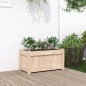 vidaXL Jardinera de madera maciza de pino 60x31x31 cm vidaXL Jardinera de madera maciza de pino 60x31x31 cm