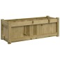 vidaXL Jardineras de exterior 2 unidades madera impregnada de pino vidaXL Jardineras de exterior 2 unidades madera impregnada de pino
