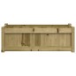 vidaXL Jardineras de exterior 2 unidades madera impregnada de pino vidaXL Jardineras de exterior 2 unidades madera impregnada de pino