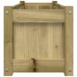 vidaXL Jardineras de exterior 2 unidades madera impregnada de pino vidaXL Jardineras de exterior 2 unidades madera impregnada de pino