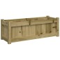 vidaXL Jardineras de exterior 2 unidades madera impregnada de pino vidaXL Jardineras de exterior 2 unidades madera impregnada de pino
