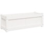 vidaXL Jardinera de madera maciza de pino blanca 90x31x31 cm vidaXL Jardinera de madera maciza de pino blanca 90x31x31 cm