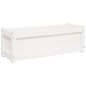 vidaXL Jardinera de madera maciza de pino blanca 90x31x31 cm vidaXL Jardinera de madera maciza de pino blanca 90x31x31 cm