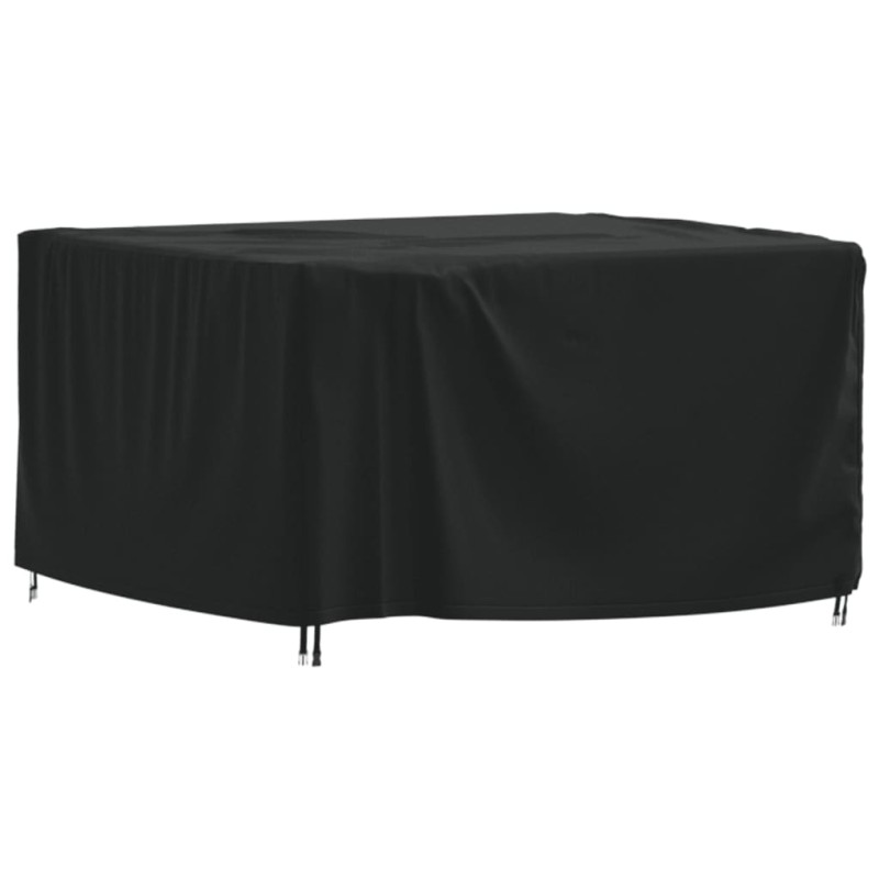 vidaXL Cubierta para muebles de jardín Oxford 420D negro 125x125x74 cm