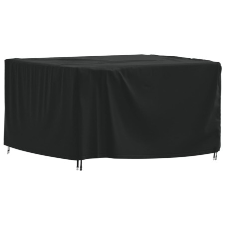 vidaXL Cubierta para muebles de jardín Oxford 420D negro 125x125x74 cm