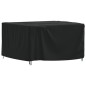 vidaXL Cubierta para muebles de jardín Oxford 420D negro 125x125x74 cm