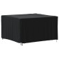 vidaXL Cubierta para muebles de jardín Oxford 420D negro 125x125x74 cm