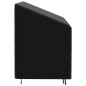 vidaXL Cubierta de banco de 3 plazas Oxford 420D negro 165x70x65/94 cm vidaXL Cubierta de banco de 3 plazas Oxford 420D negro 165x70x65/94 cm