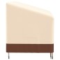 vidaXL Cubierta de banco de 3 plazas Oxford 600D beige 159x84x56/81 cm vidaXL Cubierta de banco de 3 plazas Oxford 600D beige 159x84x56/81 cm