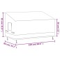 vidaXL Cubierta de banco de 3 plazas Oxford 600D beige 159x84x56/81 cm vidaXL Cubierta de banco de 3 plazas Oxford 600D beige 159x84x56/81 cm